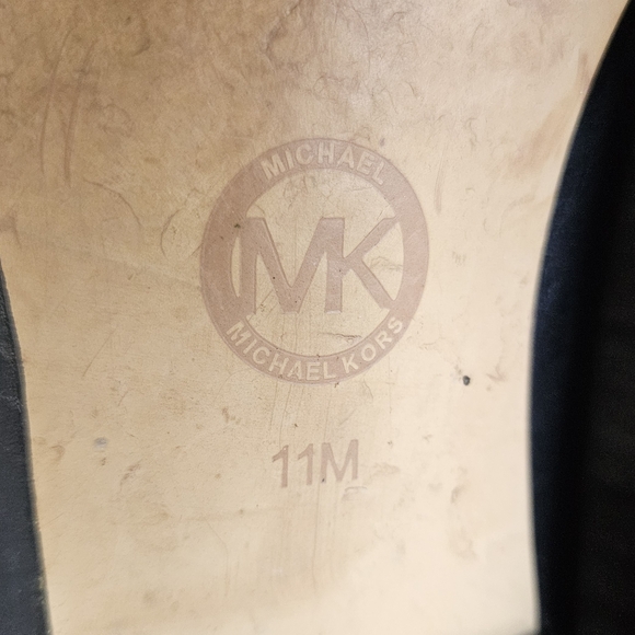 Michael Knors Black Leather Loafers - Picture 4 of 7